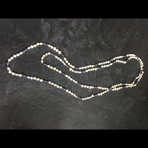 Mother of pearl long line necklace
